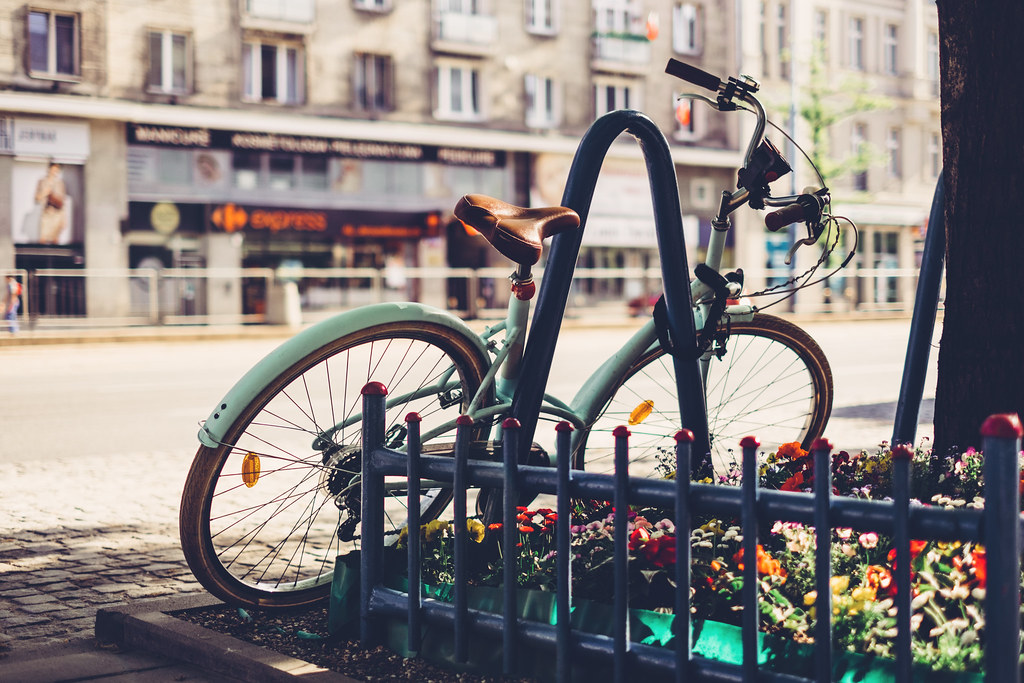 Vintage road bicycle